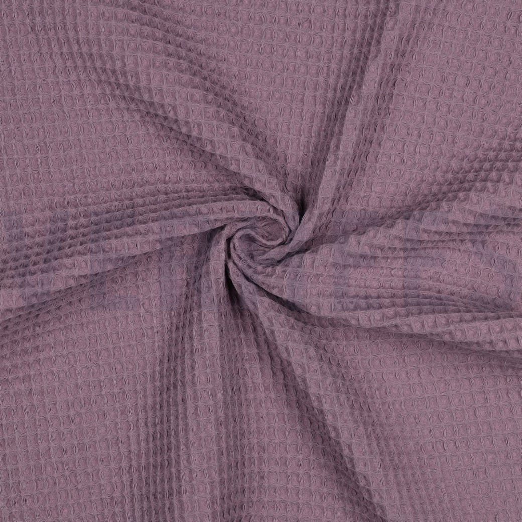 COTTON WAFFLE OLD PURPLE #3