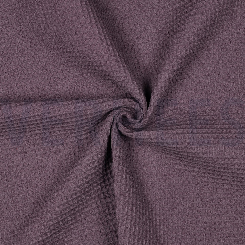 COTTON WAFFLE MULBERRY #3