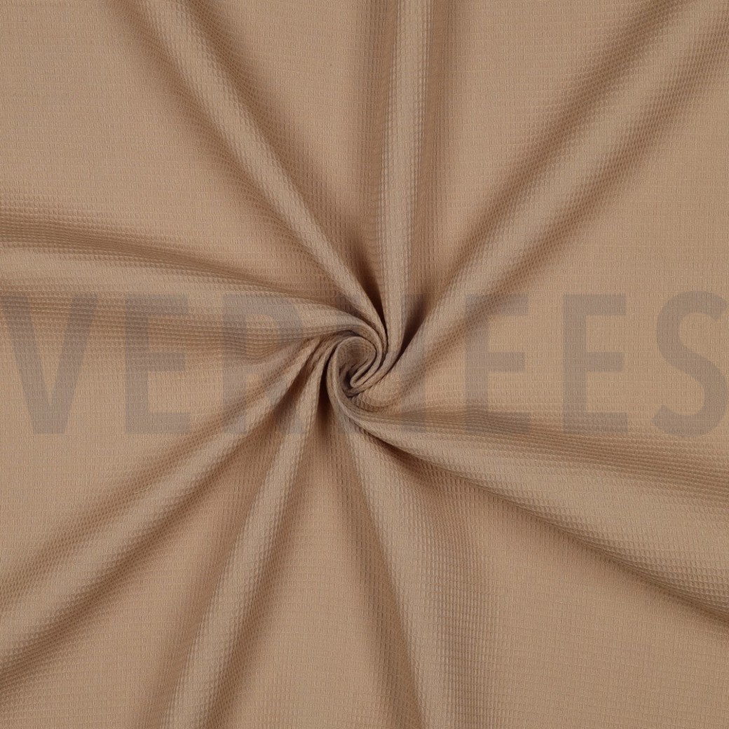 COTTON WAFFLE SMALL CAMEL #3