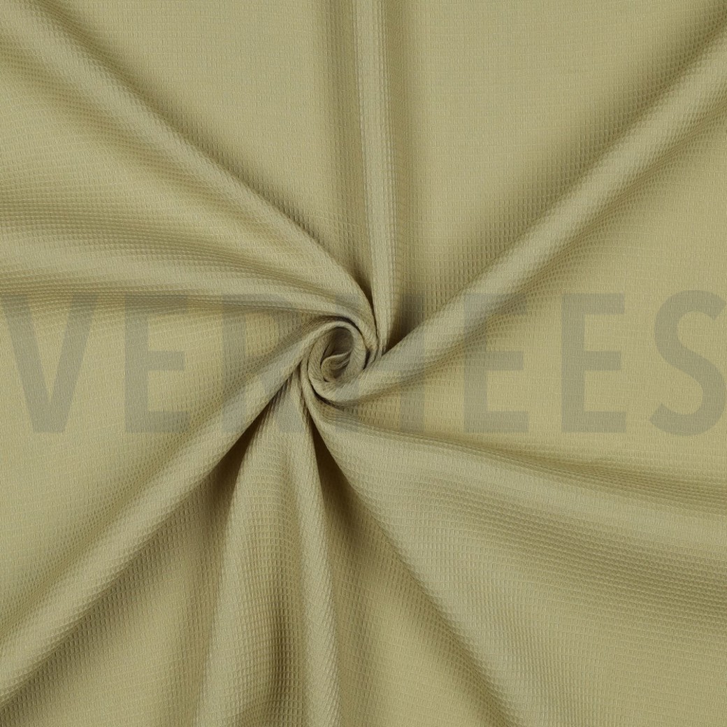 COTTON WAFFLE SMALL OLD LIME #3