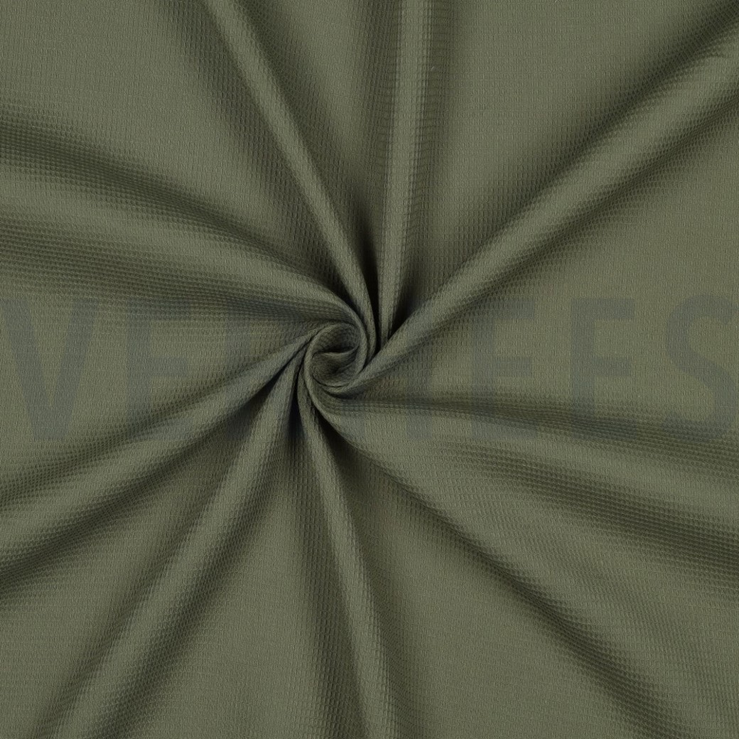 COTTON WAFFLE SMALL GREEN #3