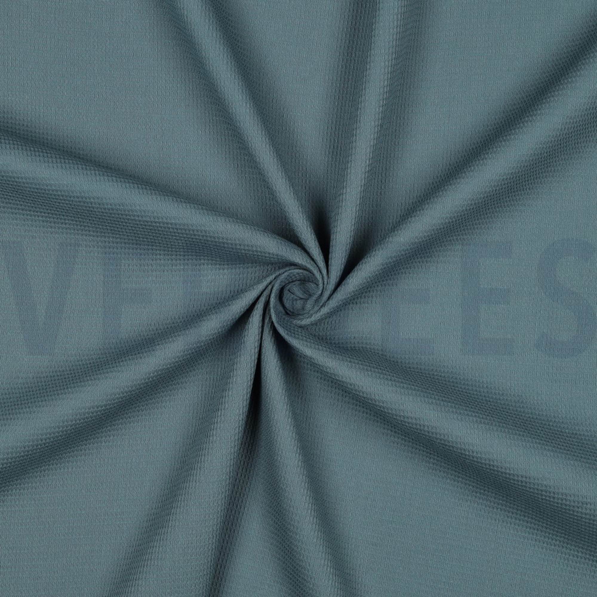 COTTON WAFFLE SMALL OCEAN GREEN (high resolution) #3