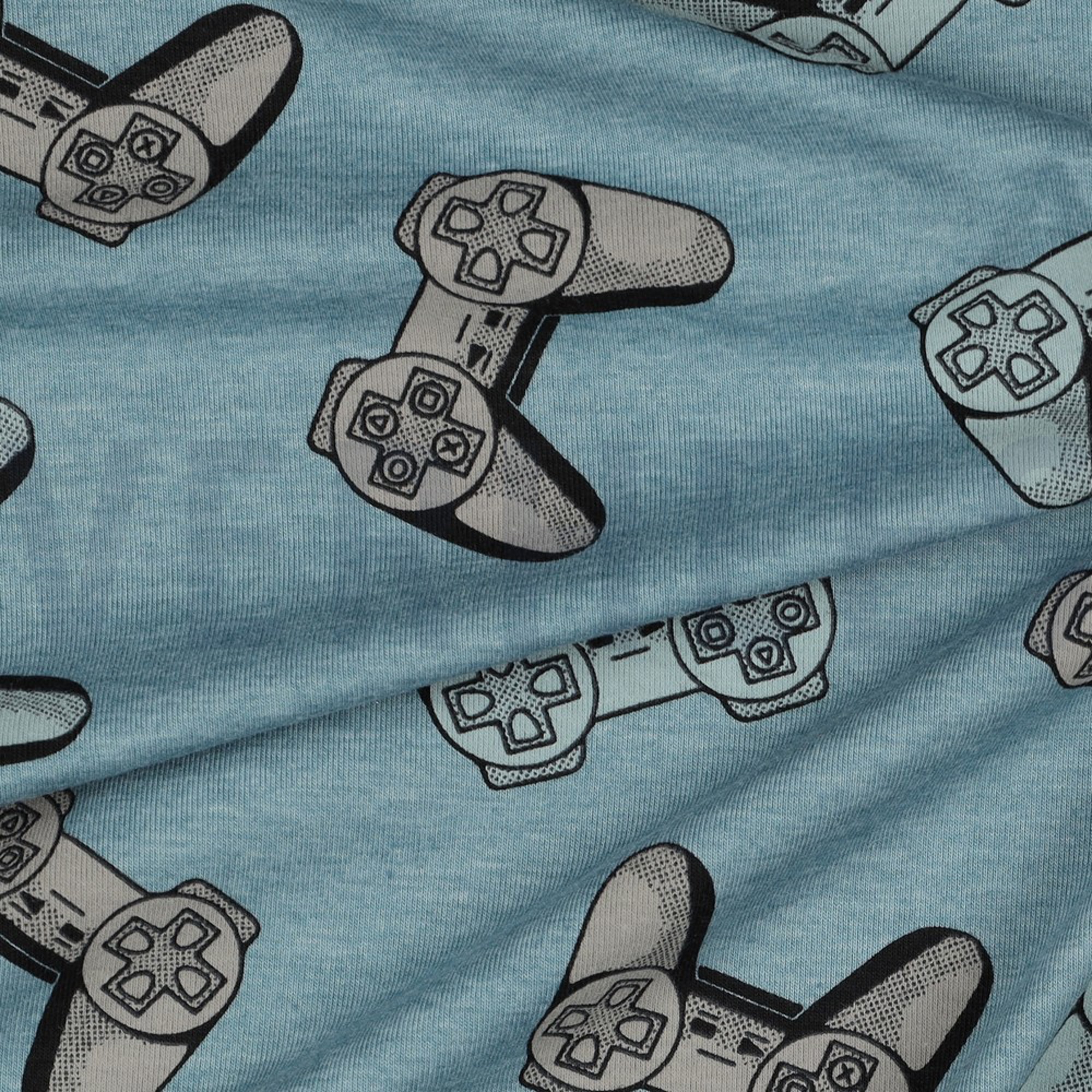 JERSEY MELANGE GAMECONTROLLER SMOKE BLUE (high resolution) #3