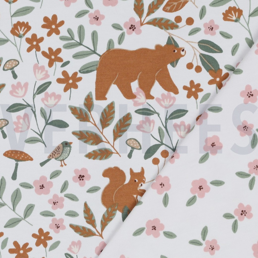JERSEY WOODLAND WHITE #3