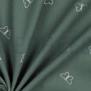 BABYCORD GLITTER BUTTERFLIES SAGE (thumbnail) #3