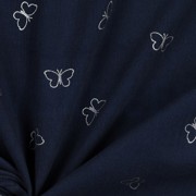 BABYCORD GLITTER BUTTERFLIES NAVY (thumbnail) #3