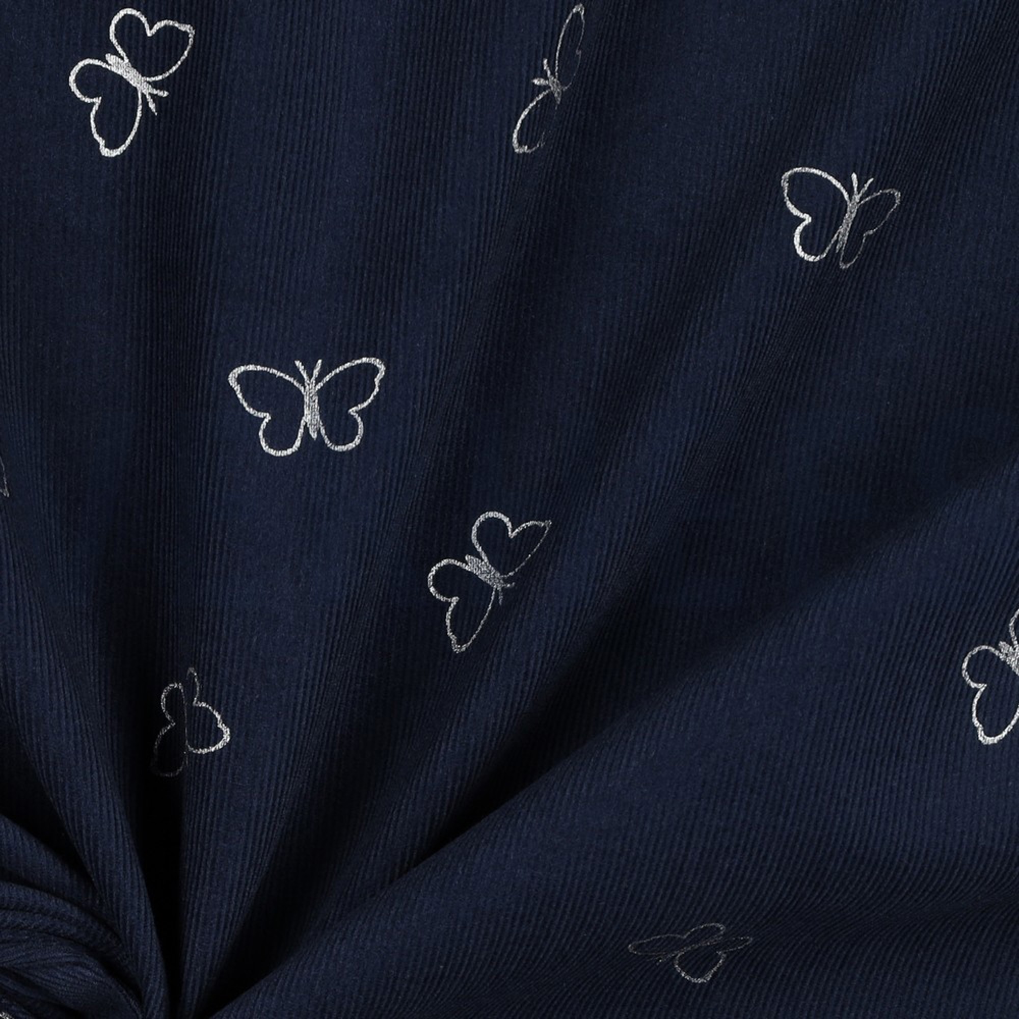 BABYCORD GLITTER BUTTERFLIES NAVY (high resolution) #3