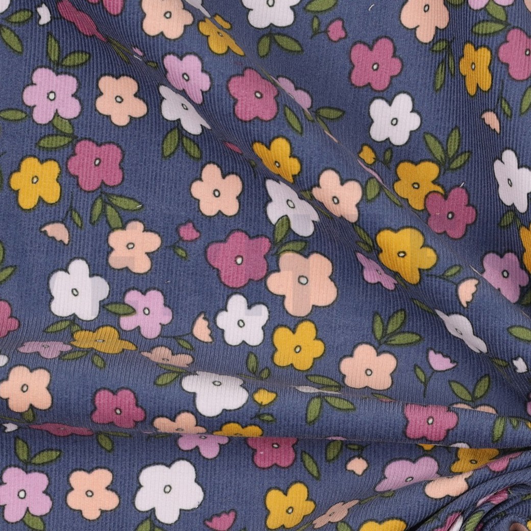 BABYCORD SMALL FLOWERS JEANS #3