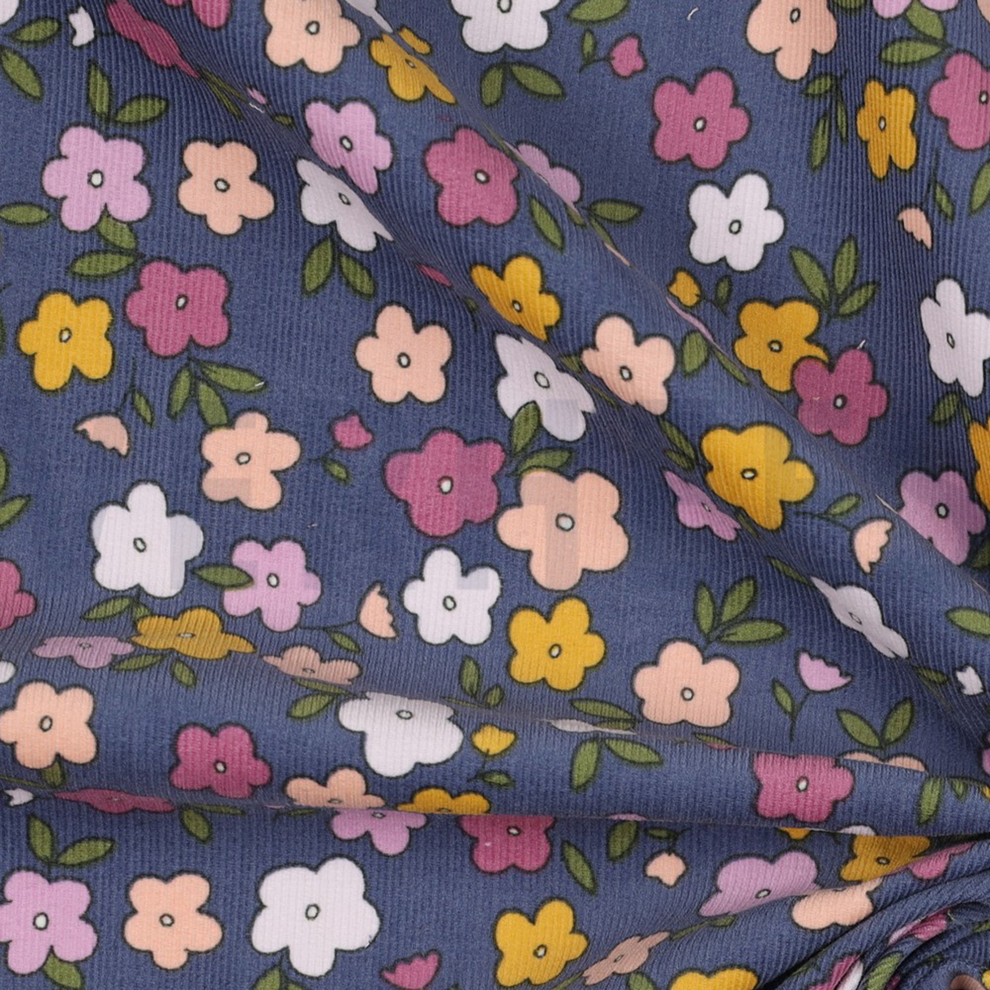 BABYCORD SMALL FLOWERS JEANS (high resolution) #3
