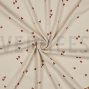 RIB JERSEY HEARTS NATURAL (thumbnail) #3