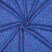 RIB JERSEY ANIMAL SKIN COBALT (thumbnail) #3