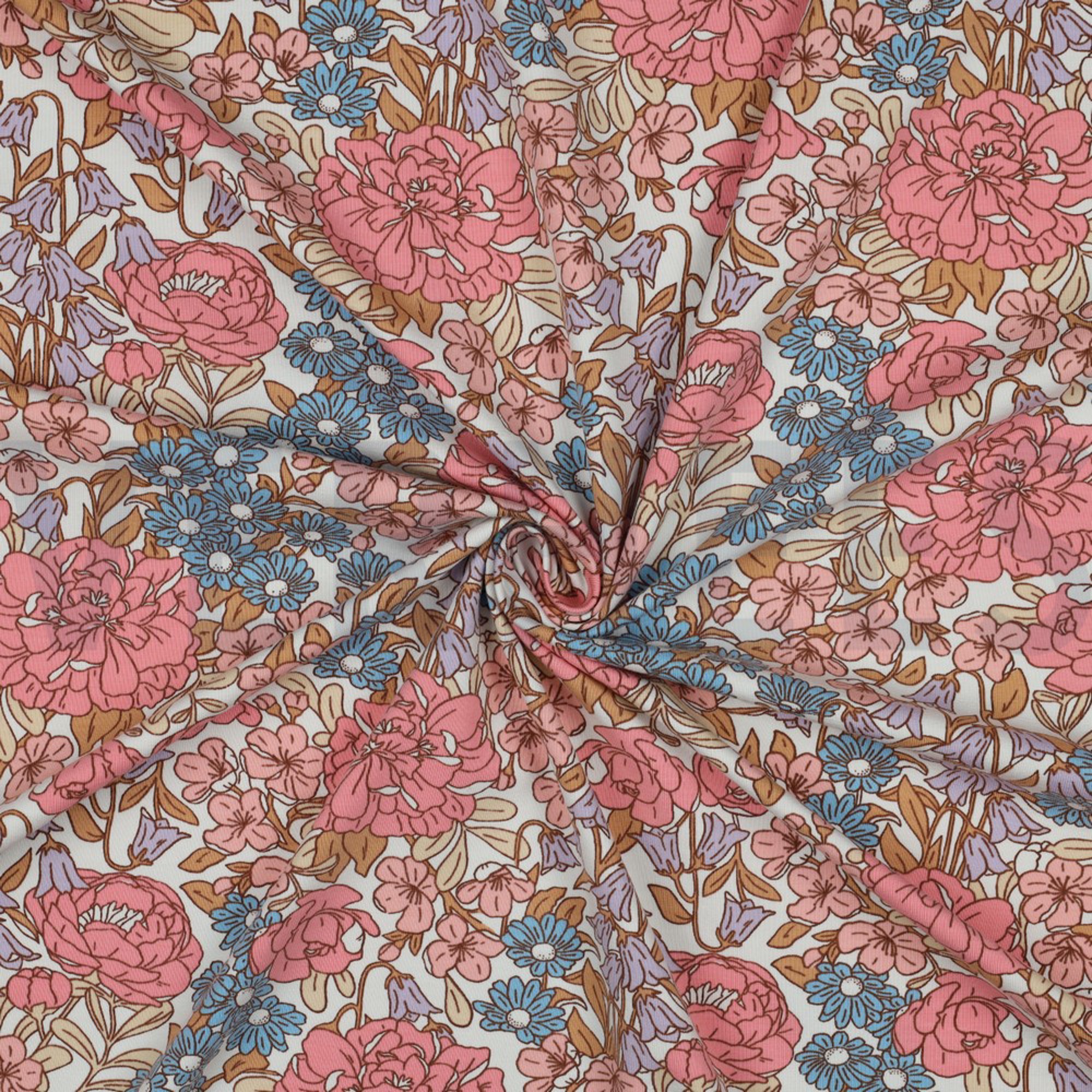 JERSEY FLOWERS OFF-WHITE (high resolution) #3