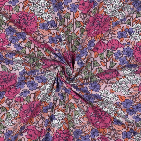 JERSEY FLOWERS ROSE #7