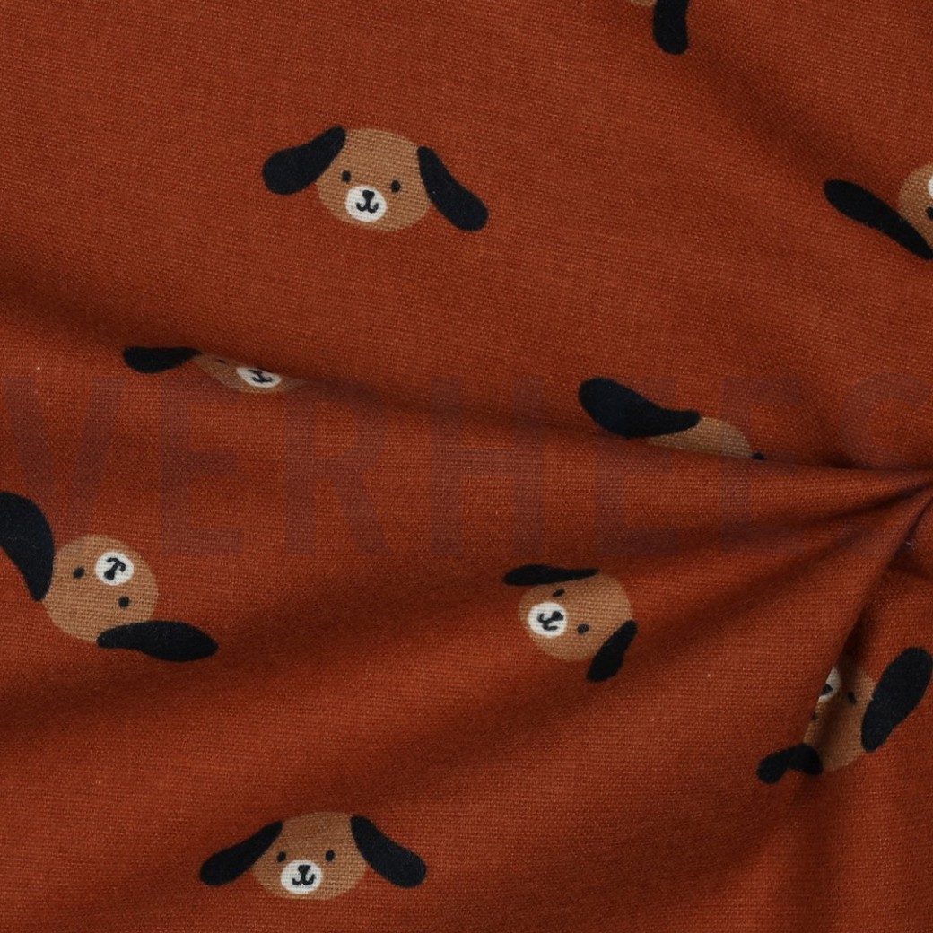 FLANNEL DOGS TERRA COTTA #3
