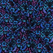 JERSEY DIGITAL FLOWERS BLACK (thumbnail) #3