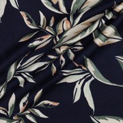 CANVAS LEAVES NAVY (thumbnail) #3