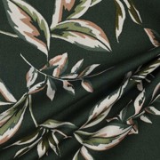 CANVAS LEAVES DARK GREEN (thumbnail) #3