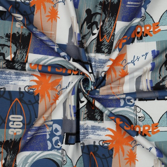 JERSEY DIGITAL BEACH BLUE #7