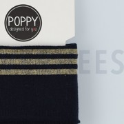 CUFFS LUREX 7CM NAVY/GOLD (thumbnail) #3