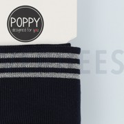 CUFFS LUREX 7CM NAVY SILVER (thumbnail) #3