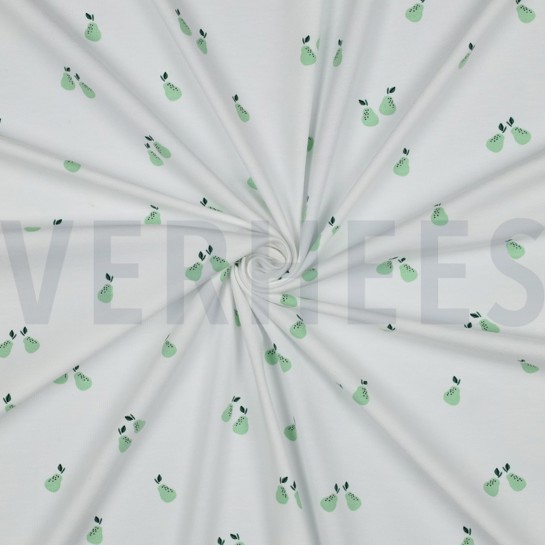 JERSEY GOTS FRUITS WHITE #7