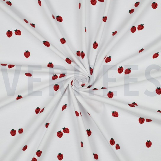 JERSEY GOTS FRUITS WHITE #7