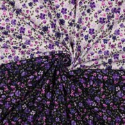 JERSEY GOTS DIGITAL FLOWERS NAVY / PURPLE (thumbnail) #3