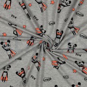 JERSEY MELANGE NEON SUPER HEROES LIGHT GREY (thumbnail) #3