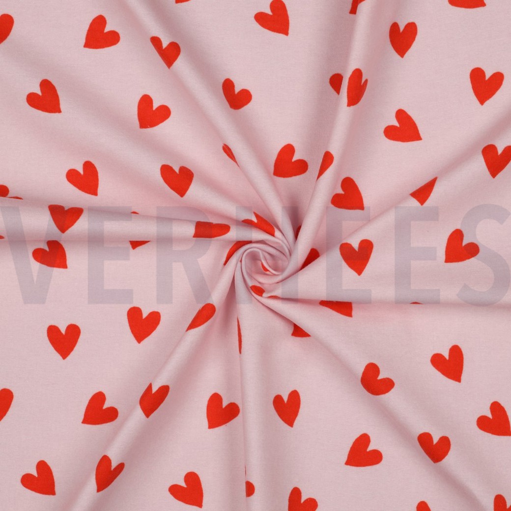 FLANNEL HEARTS PINK #3