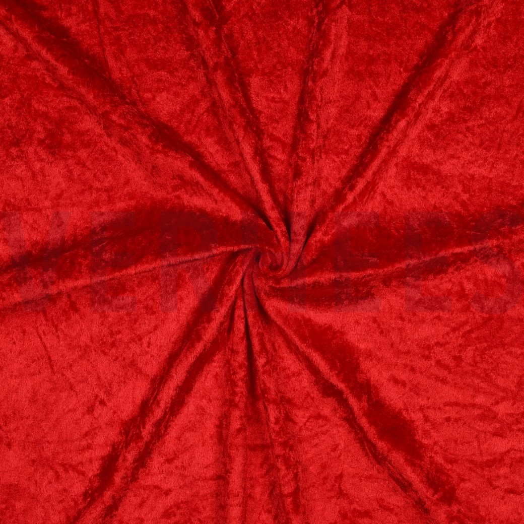 CRUSHED VELOURS RED #3