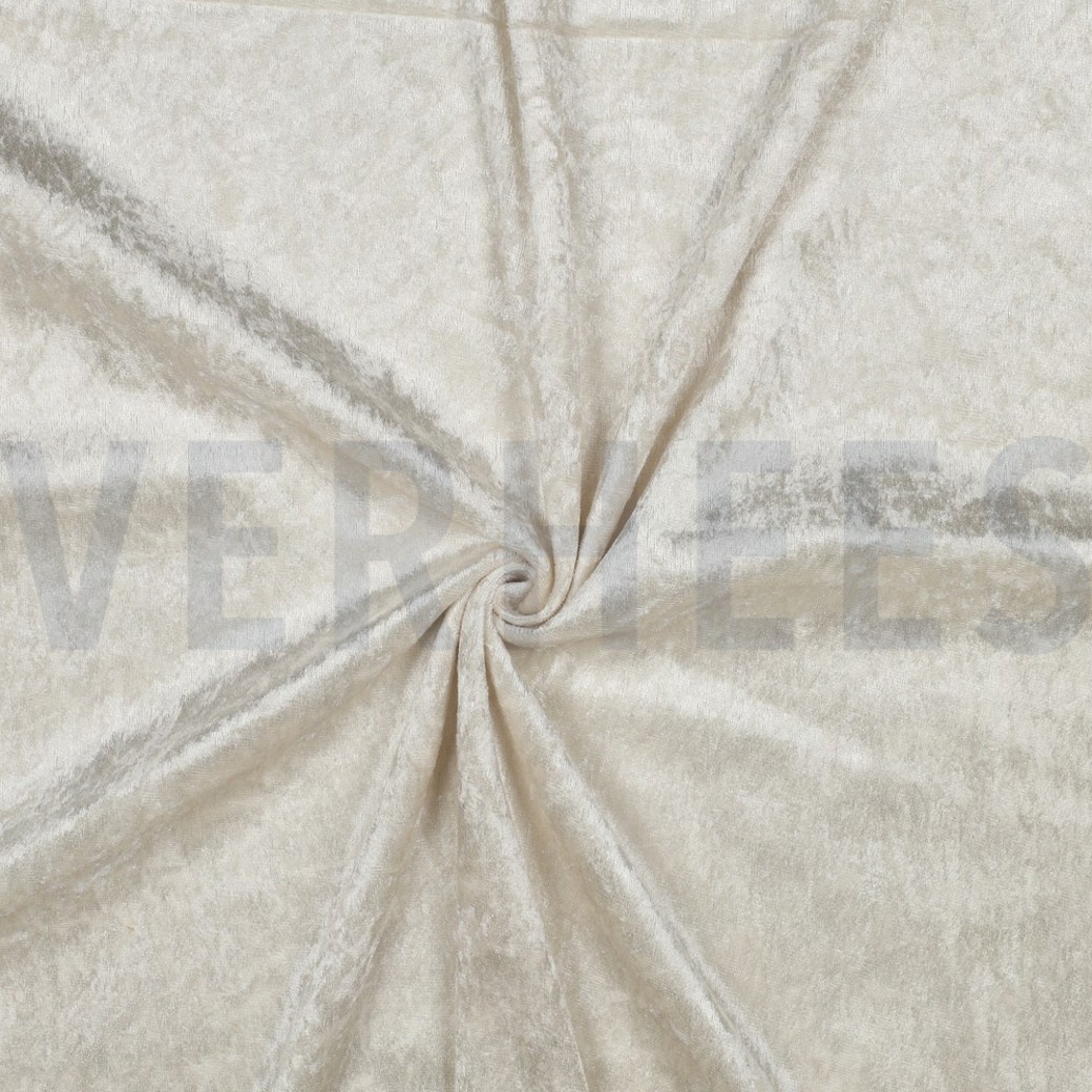 CRUSHED VELOURS ECRU #3