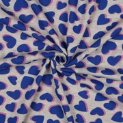 SWEAT MELANGE HEARTS BLUE (thumbnail) #3