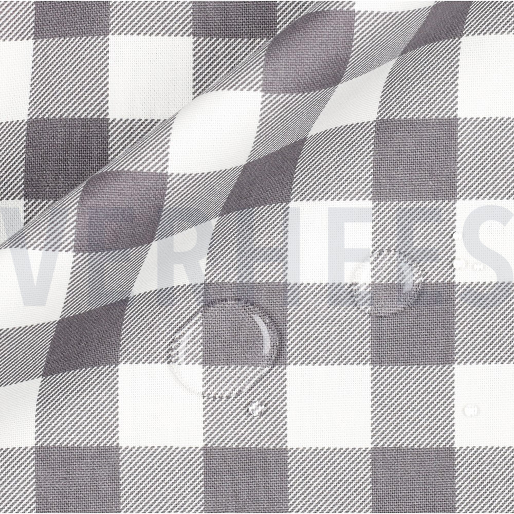 CANVAS WATERPROOF CHECK GREY (high resolution) #3