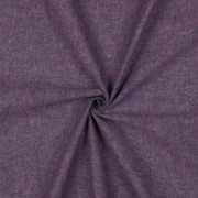 LINEN COTTON YARN DYED PURPLE / NAVY (thumbnail) #3