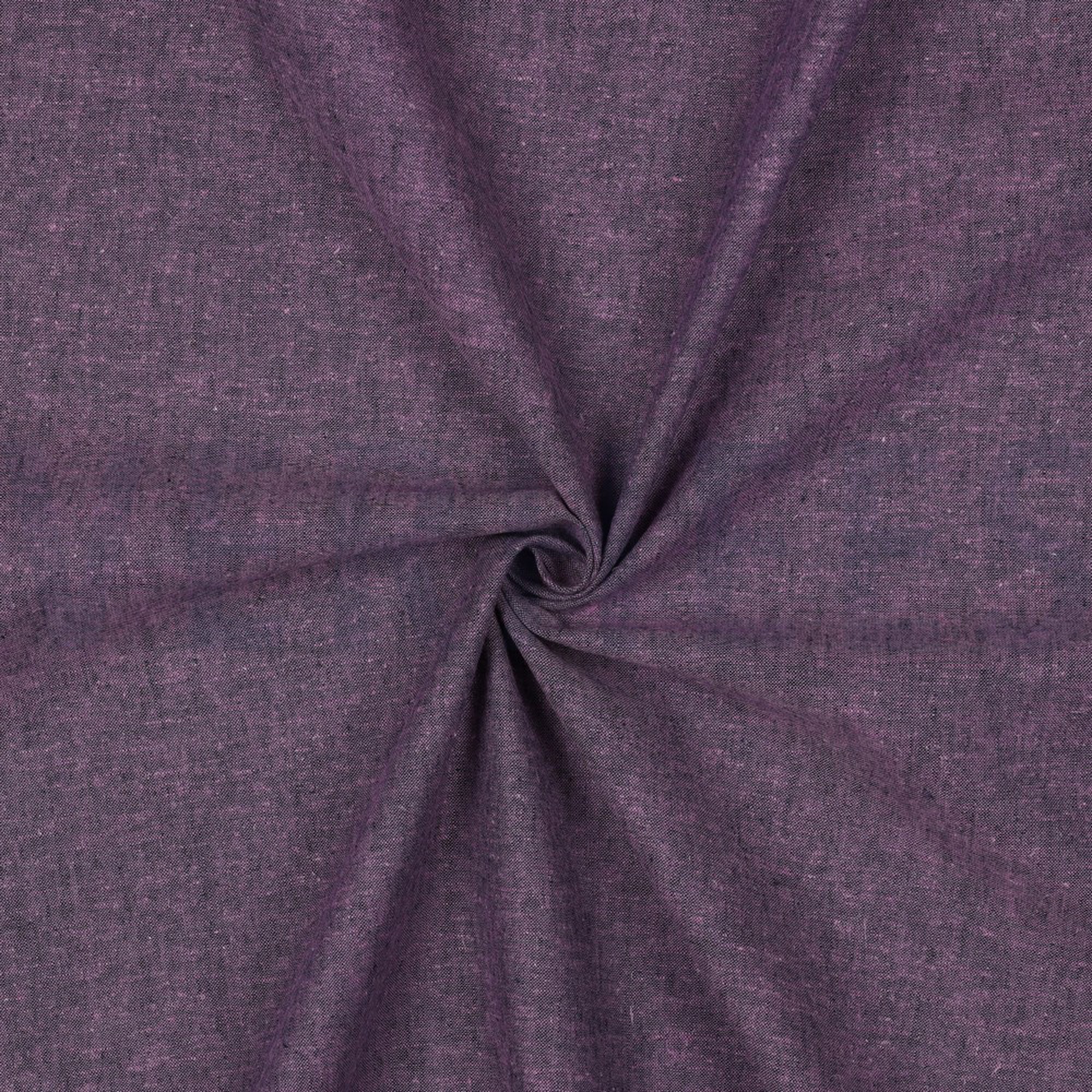 LINEN COTTON YARN DYED PURPLE / NAVY (high resolution) #3
