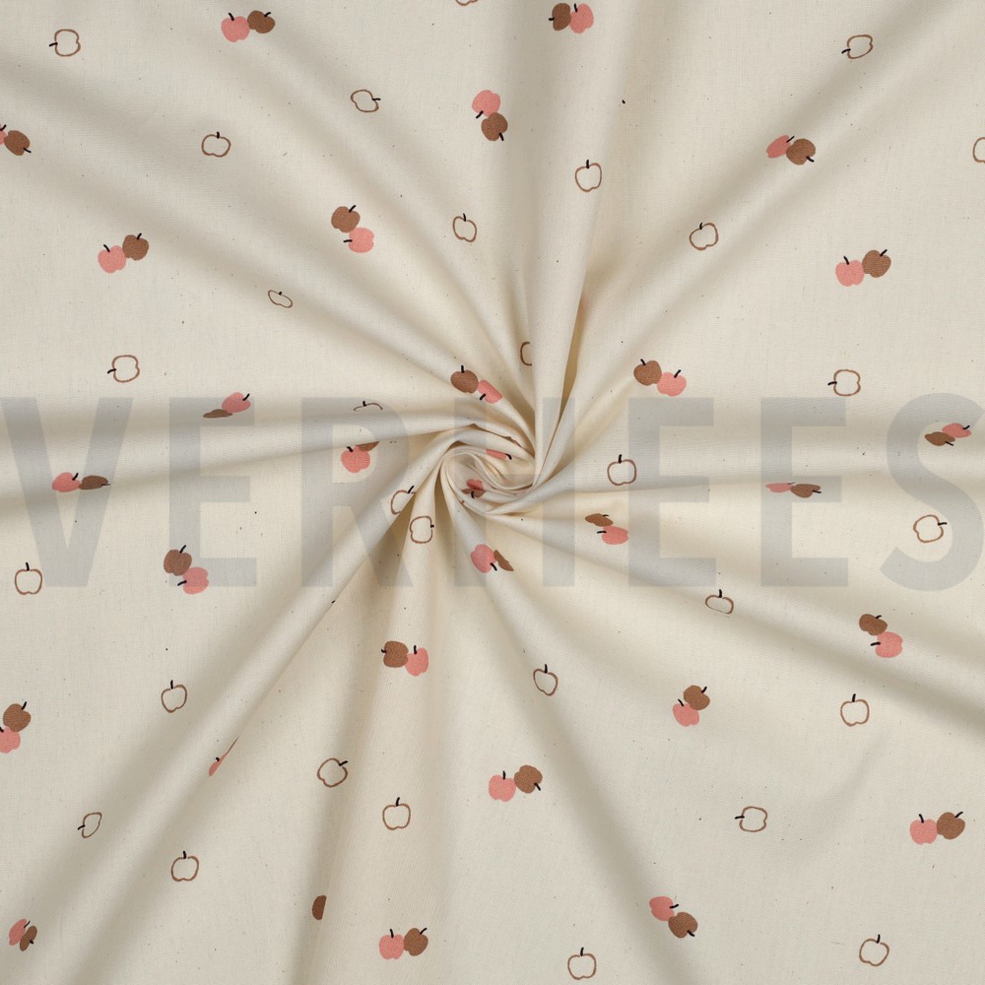 POPLIN GOTS NATURAL APPLES NATURAL (high resolution) #3