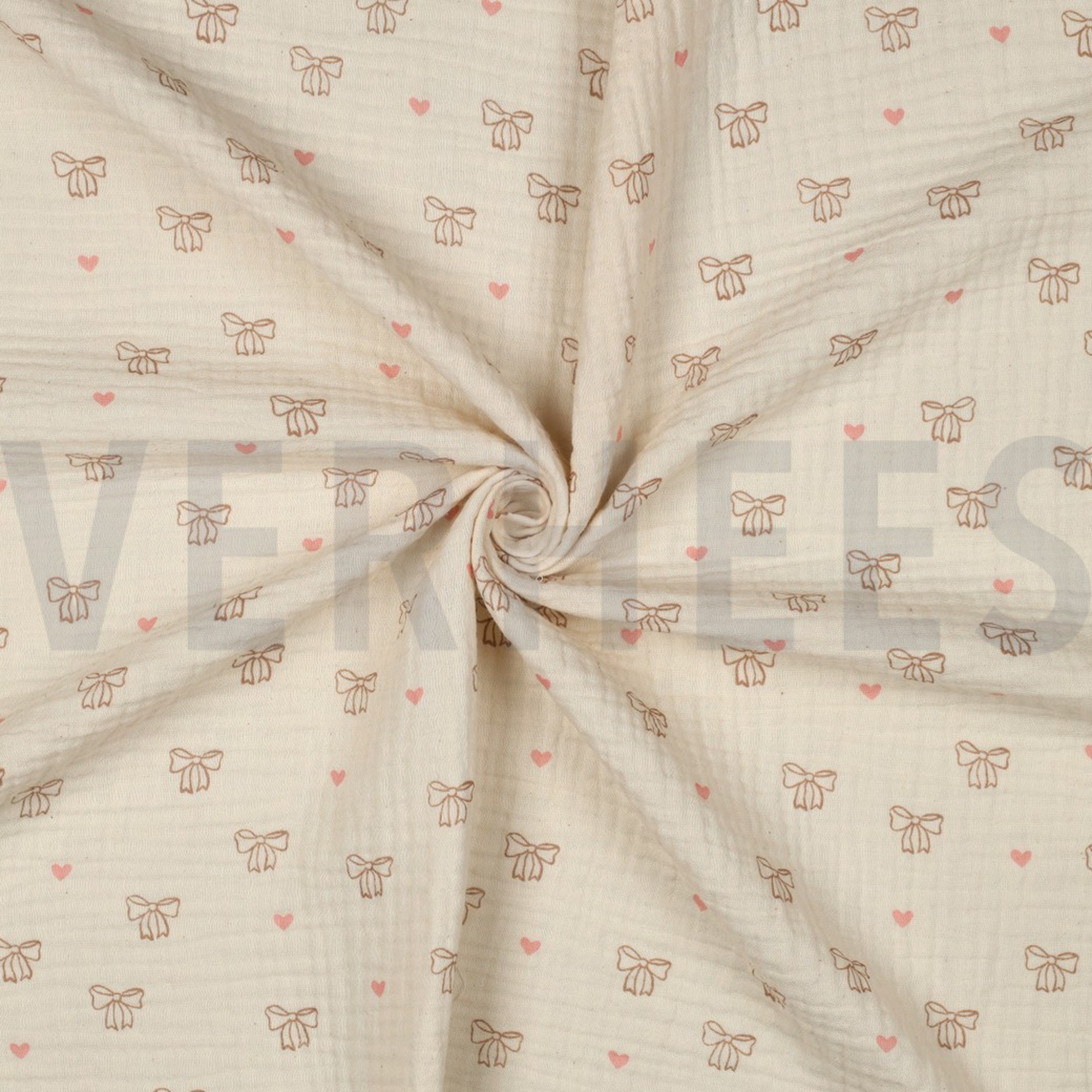 DOUBLE GAUZE GOTS NATURAL BOWS NATURAL (high resolution) #3