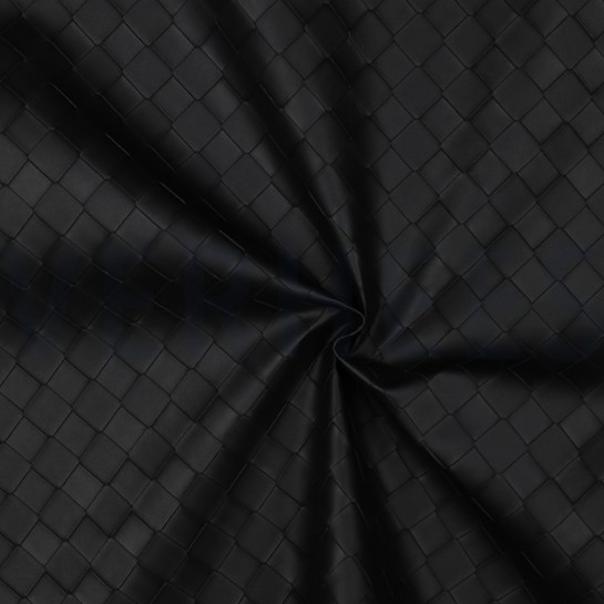FAUX LEATHER WOVEN BLACK #7