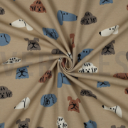 WAFFLE JERSEY DOGS LIGHT BROWN (thumbnail) #3