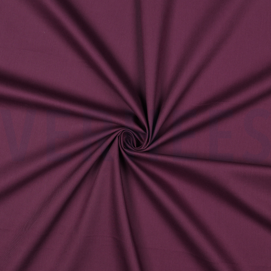 COTTON VISCOSE AUBERGINE #7