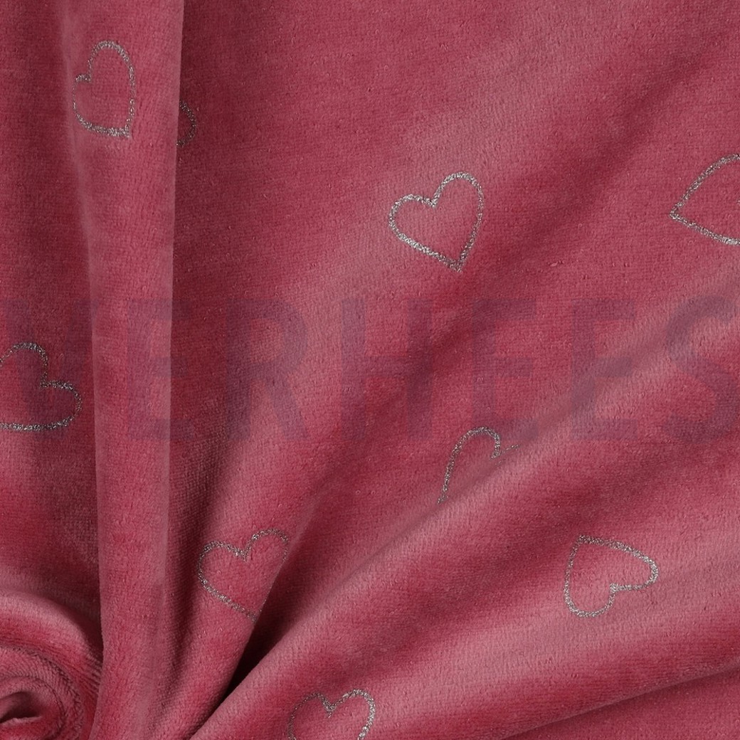 NICKY GLITTER HEARTS MAUVE #3