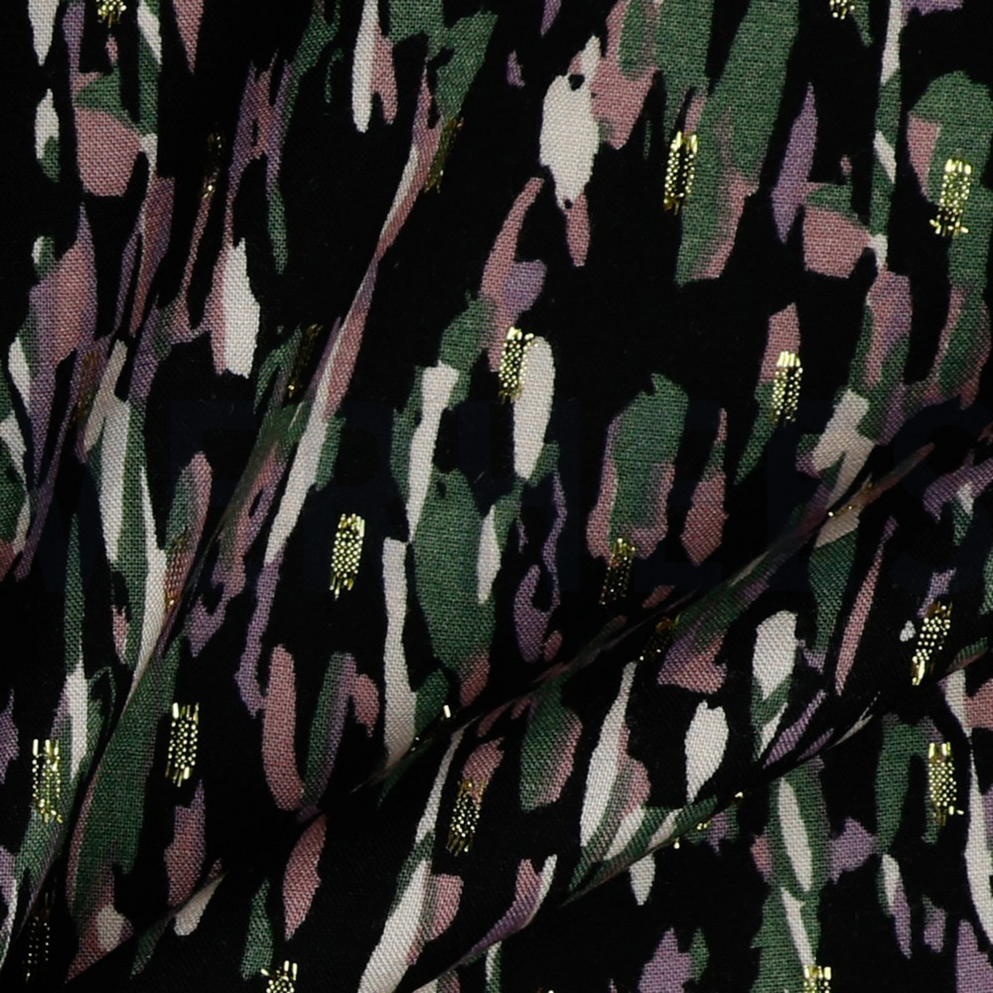 VISCOSE LUREX ABSTRACT BLACK (high resolution) #3