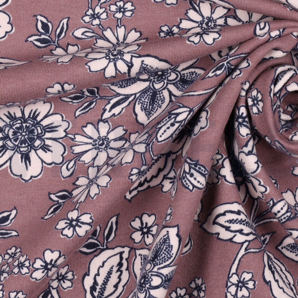 SOFT SWEAT FLOWERS OLD BLUSH #3