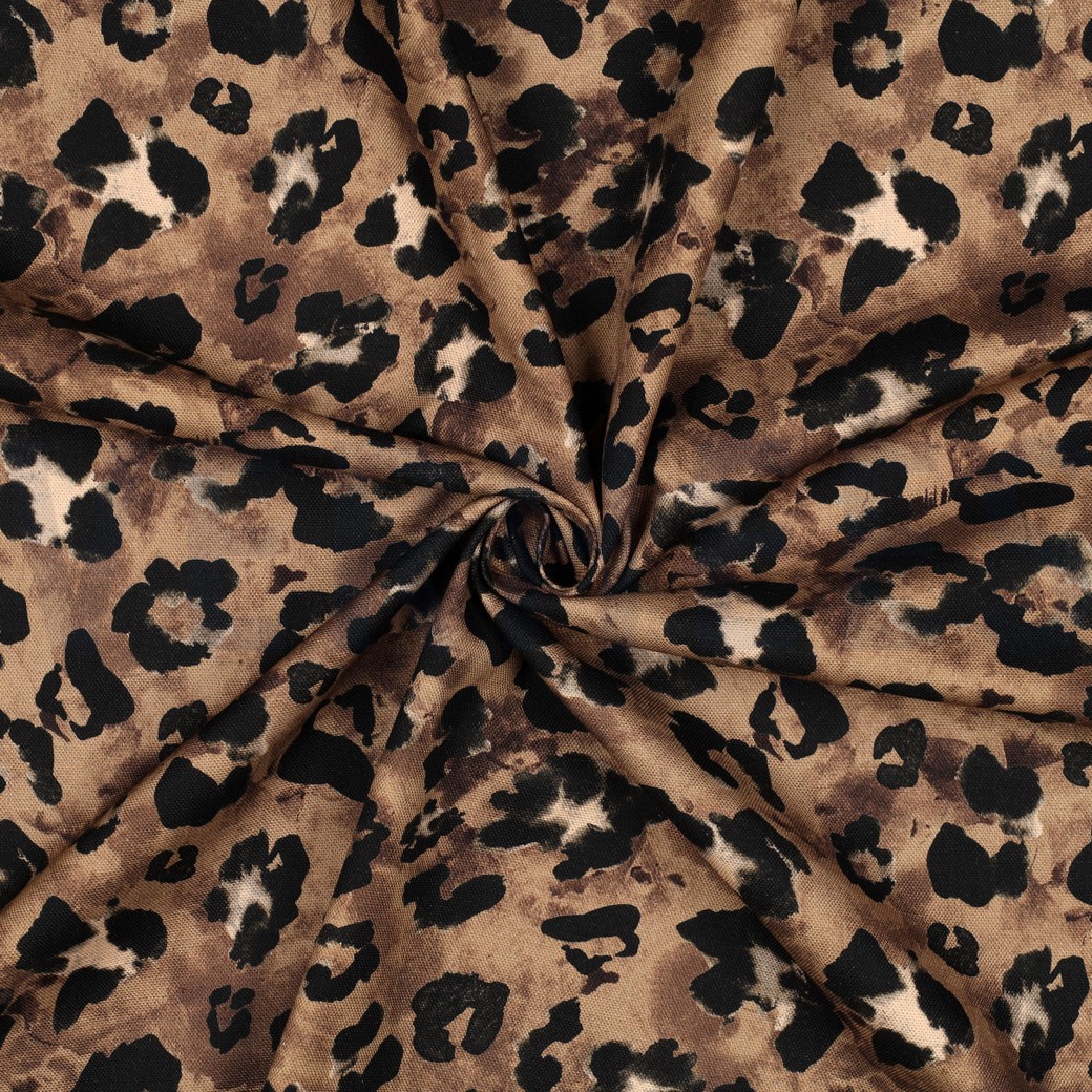 CANVAS DIGITAL ANIMAL SKIN LIGHT BROWN #3