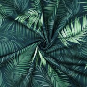 TABLECLOTH DIGITAL WATERPROOF LEAVES DARK GREEN (thumbnail) #3