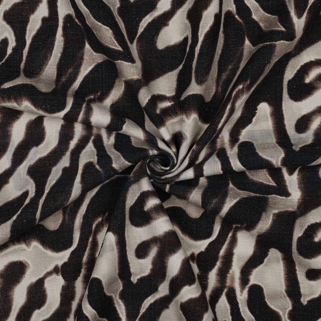 CANVAS SLUB DIGITAL ANIMAL SKIN SAND #3