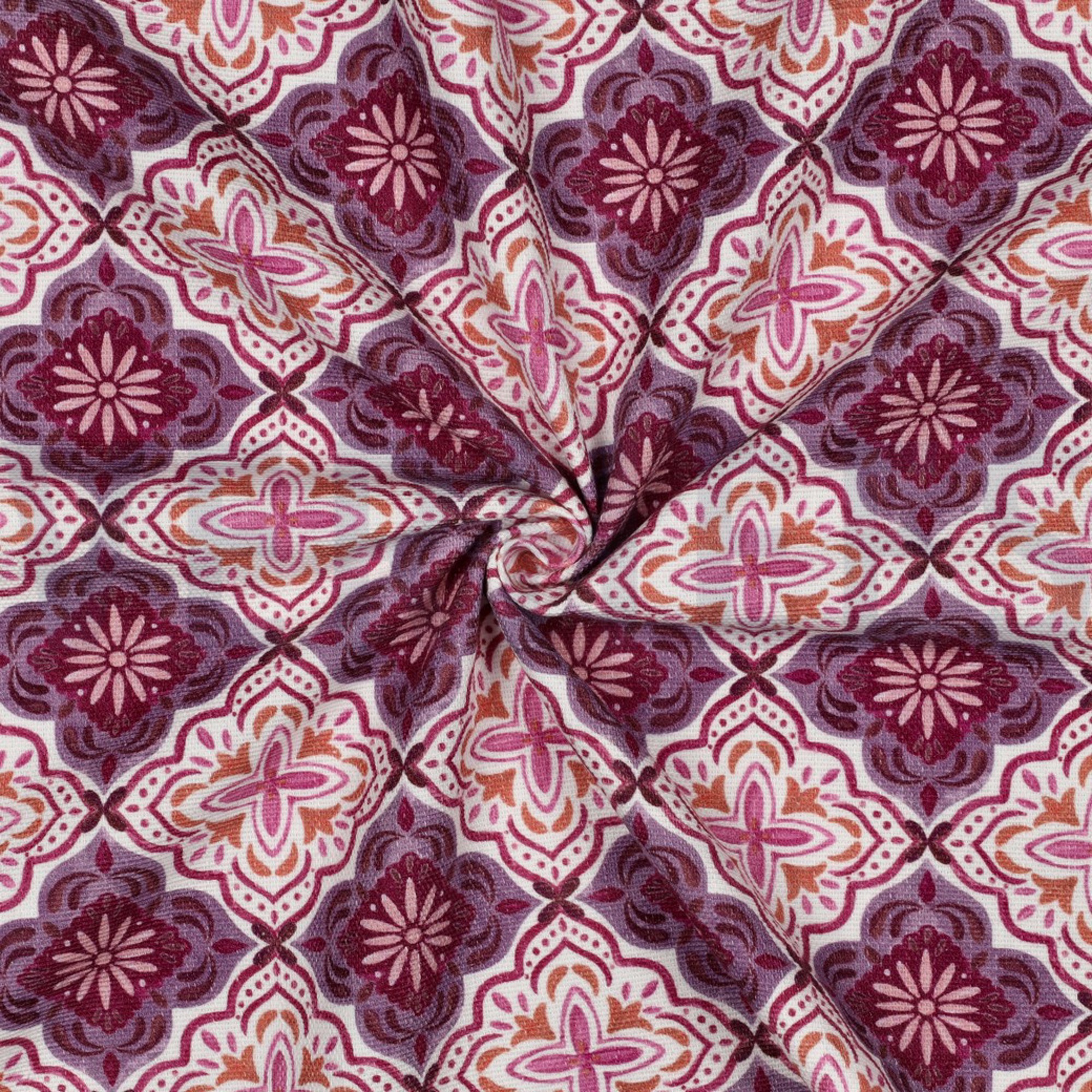 CANVAS SLUB DIGITAL ORNAMENT LAVENDER (high resolution) #3