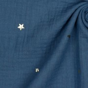 DOUBLE GAUZE FOIL MOON AND STARS JEANS (thumbnail) #3