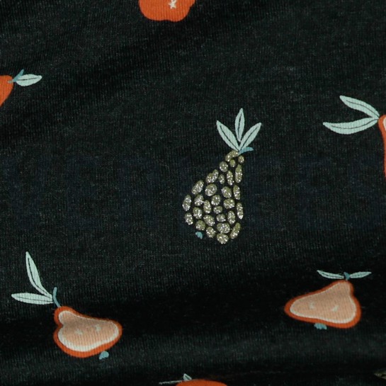 JERSEY MELANGE GLITZER BIRNEN ANTHRAZIT MELIERT #7