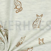 JERSEY MELANGE ANIMAL ECRU MELANGE (thumbnail) #3